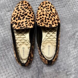 Birdies Leopard Haircalf NWOB Print Women's Shoes Size 7 slip on